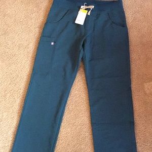 Figs Kade Cargo pants Caribbean Blue small NWT